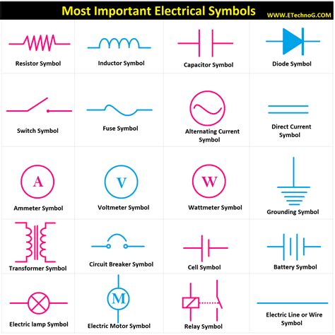 schematic electrical symbols